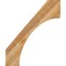 Ekena Millwork 6"W x 30"D x 36"H Westlake Rough Sawn Knee Brace, Western Red Cedar BRC06X30X36WTL00RWR - alternate 3